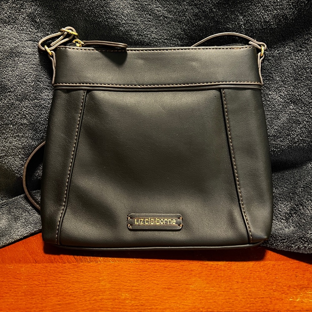Black Liz Claiborne crossbody bag